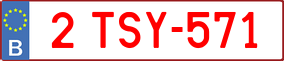 Truck License Plate